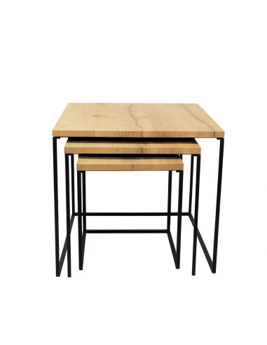 Mesa Centro Grajaú Set de 3 - Diseño Moderno y Funcional