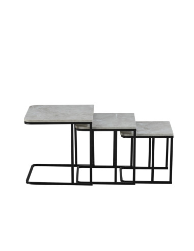 Mesa Centro Javari Set de 3 - Mesas de Centro Modernas