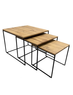 Mesa centro Grajaú set de 3