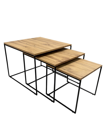 Mesa centro Grajaú set de 3