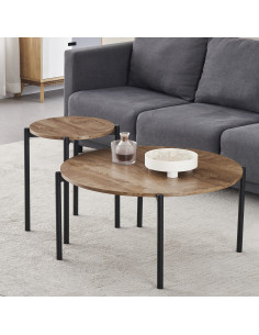 Mesa centro Tibaji set de 2 2