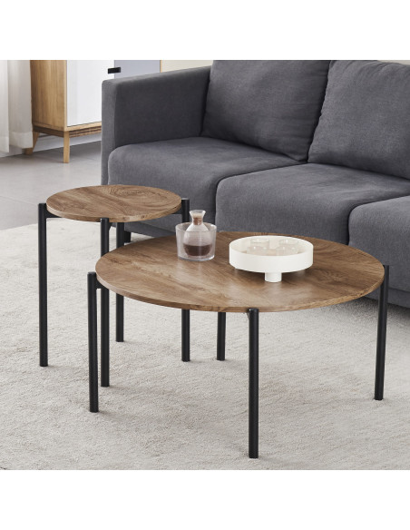 Mesa centro Tibaji set de 2