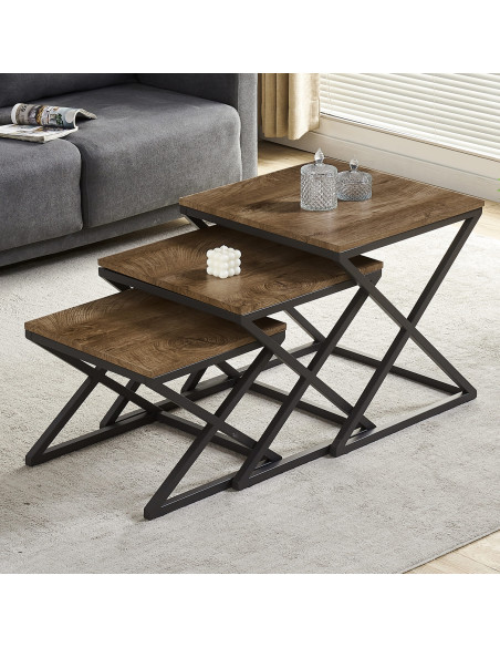 Mesa centro Acará set de 3