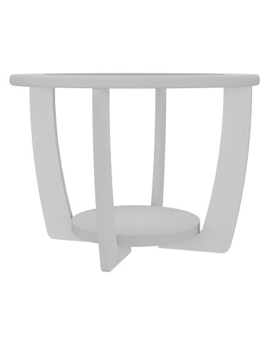 Mesa Centro Curve Blanco - Elegante y Práctica para Living