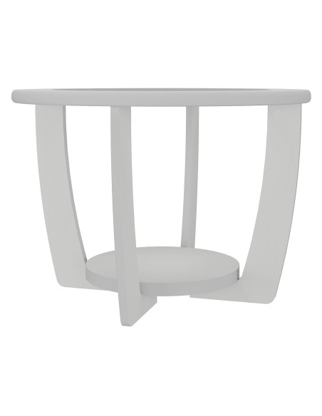 Mesa centro Curve blanco