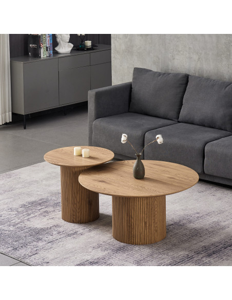 Mesa centro Guariba 80x80x40cm