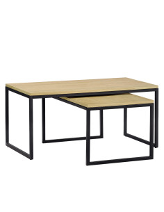 Mesa centro industrial set de 2