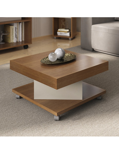 Mesa centro Sahara café-beige