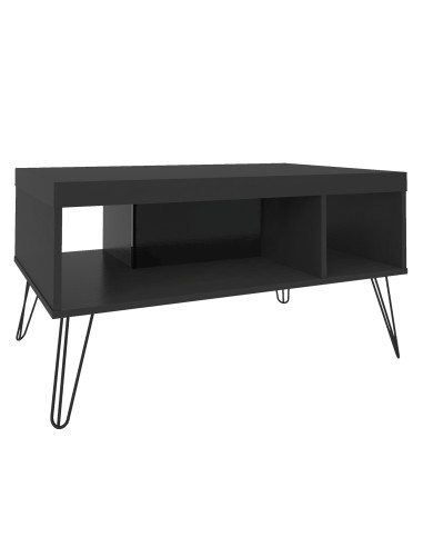 Mesa de Centro Liberty - Estilo Industrial con Patas Metálicas