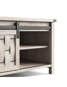 Mesa centro 2 puertas Vinh gris 2