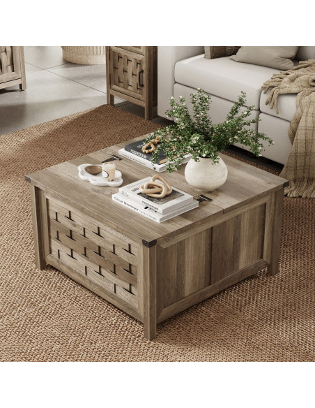 Mesa centro baúl Vinh café