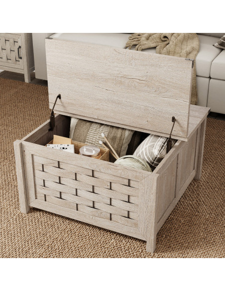 Mesa centro baúl Vinh gris