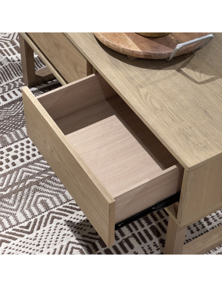 Mesa centro Philip 2 cajones