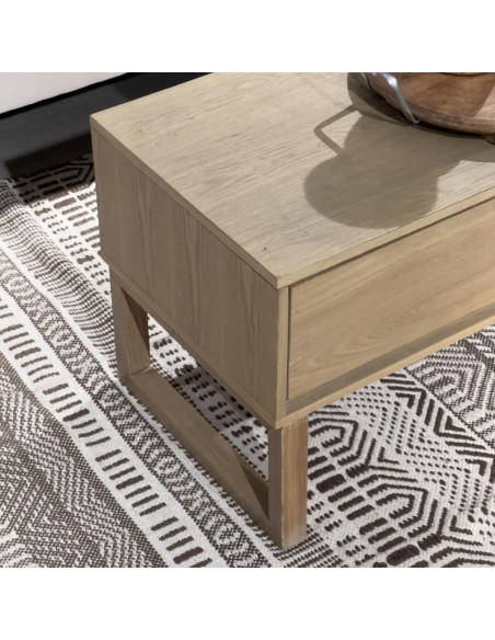 Mesa centro Philip 2 cajones
