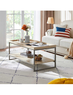 Mesa centro Travis natural 2