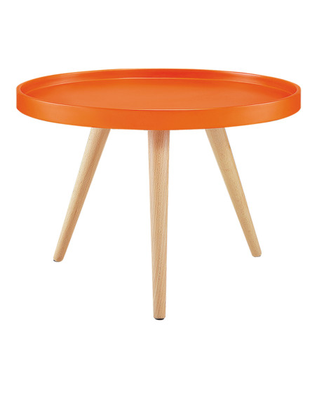 Mesa lateral Corinto naranjo