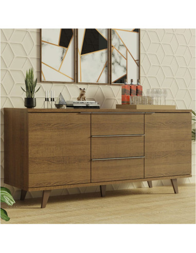 Buffet 3 Cajones 2 Puertas Salerno - Mueble de Comedor Moderno