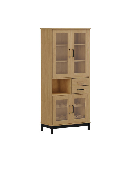 Vitrina 2 cajones 4 puertas Madri bar