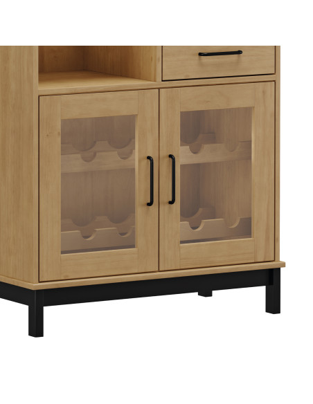 Vitrina 2 cajones 4 puertas Madri bar