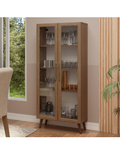 Vitrina 2 puertas Rustic café 2