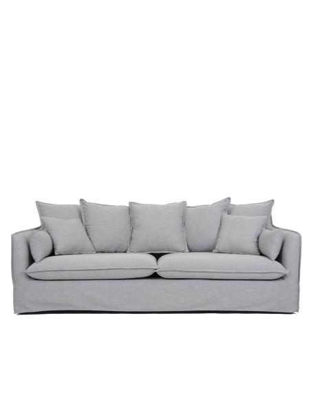 Sofá 3 cuerpos Hobart gris