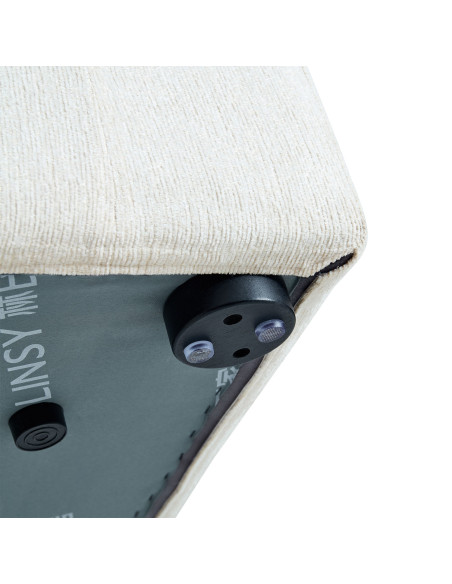 Sofá 3 cuerpos Duvall blanco