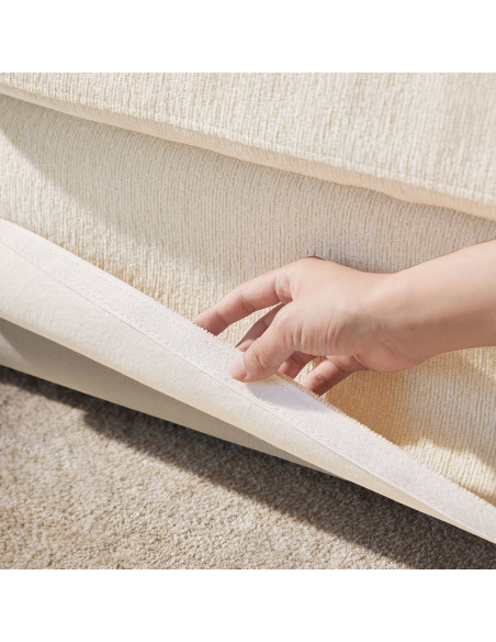 Sofá 3 cuerpos Duvall blanco