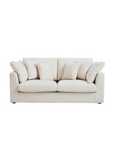 Sofá 3 cuerpos Duvall blanco