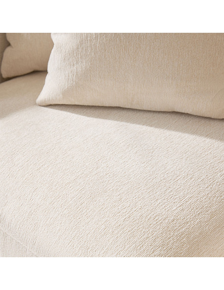 Sofá 3 cuerpos Duvall blanco