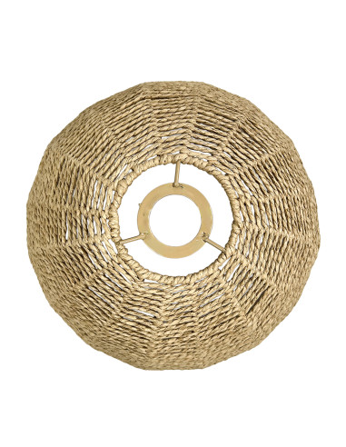 Pantalla de Ratán Natural 44x28cm - Iluminación Elegante