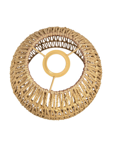 Pantalla de Ratán Natural 35x40cm - Iluminación Rústica