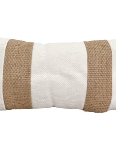 Cojín 30x50cm yute blanco 2