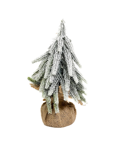 Árbol navidad nevado 20cm