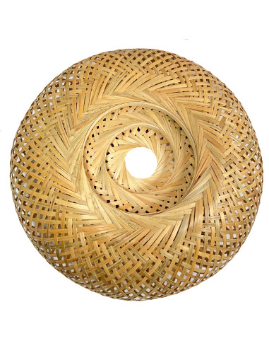 Pantalla de Bambú 38x20cm - Iluminación Natural y Elegante