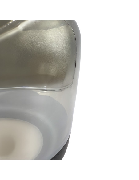 Florero base negra 25cm