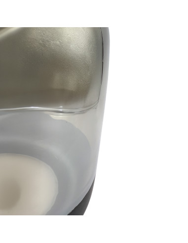 Florero Base Negra 15cm - Decoración Moderna para el Hogar