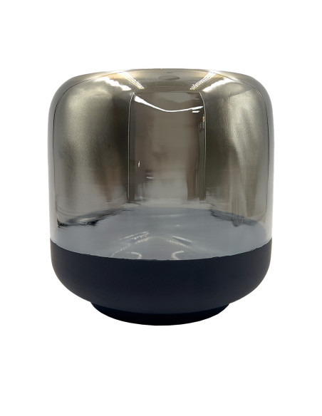 Florero base negra 25cm