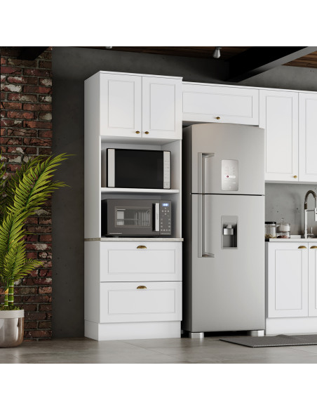 Mueble Horno Americana Blanco 71.5 cm - Mueble de Cocina