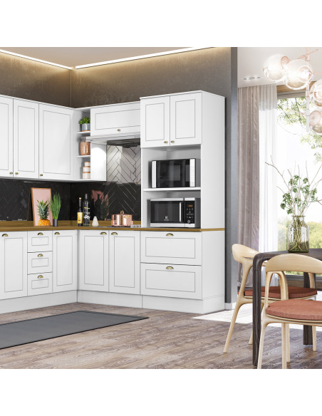 Mueble Horno Americana Blanco 71.5 cm - Mueble de Cocina