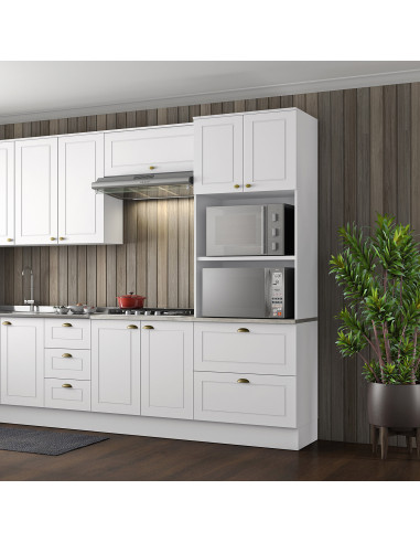 Mueble Horno Americana Blanco 71.5 cm - Mueble de Cocina