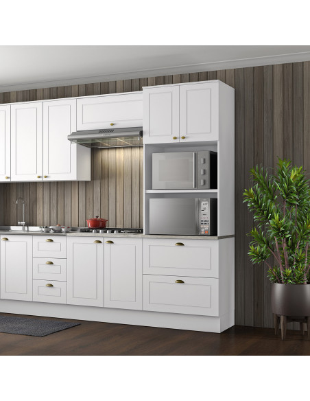 Mueble Horno Americana Blanco 71.5 cm - Mueble de Cocina