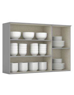 Aéreo Cocina Americana Gris 120cm - Muebles de Cocina 2