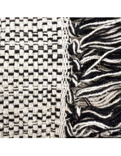 Alfombra Tejida Bicolor 160x230cm - Estilo Minimalista 2