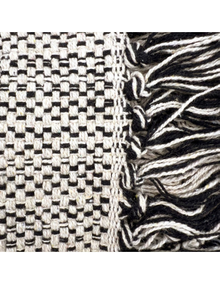 Alfombra Tejida Bicolor 160x230cm - Estilo Minimalista