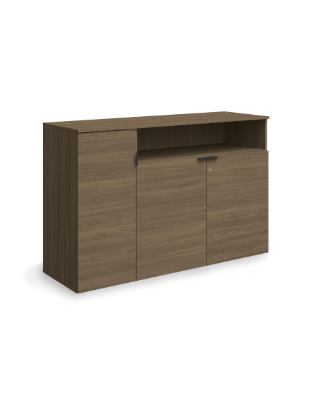 Archivador Toledo 3 puertas 136x45x88 café