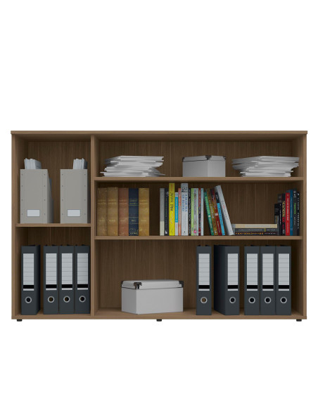 Archivador Toledo 3 puertas 136x45x88 café