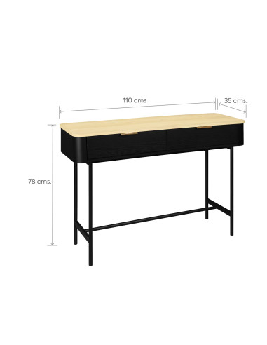 Arrimo Kairi 2 Cajones - Mueble de Entrada Minimalista