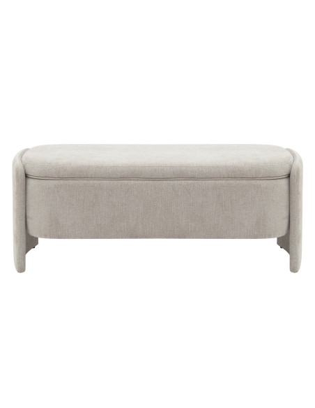 Banqueta con almacenaje Orsay gris