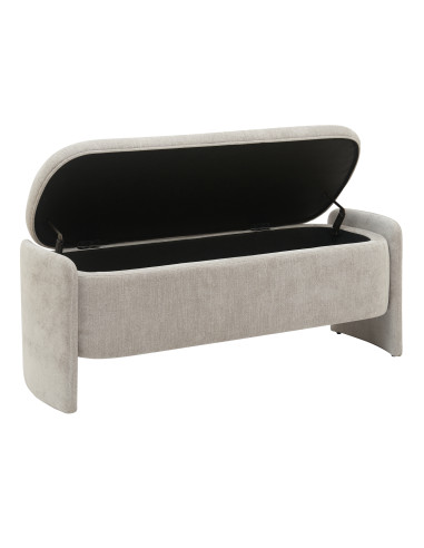 Banqueta con almacenaje Orsay gris
