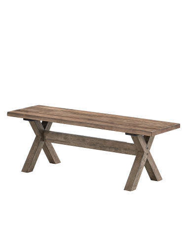 Banqueta Rústica Hevea - Muebles de Madera de Caucho Duraderos